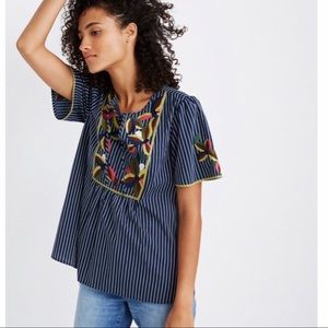 Madewell Tops - Madewell Embroidered Fable Top Madewell Tops - Madewell Embroidered Fable Top